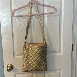 Gold Crossbody Bag